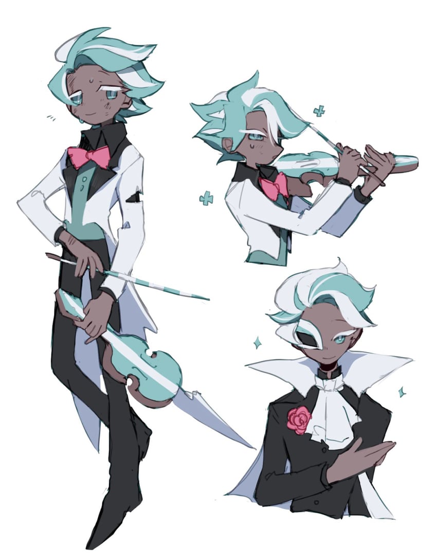 mint choco cookie (cookie run and 1 more) drawn by masayo_(skip)
