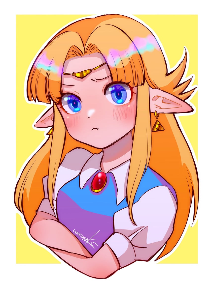 princess zelda (the legend of zelda and 1 more) drawn by nonoworks