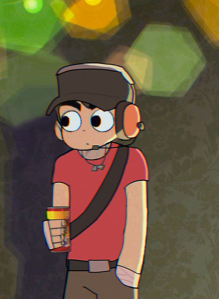 scott pilgrim, scout, and red scout (scott pilgrim and 2 more)