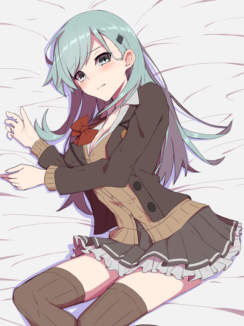 suzuya and suzuya kai ni (kantai collection) drawn by elfenlied22