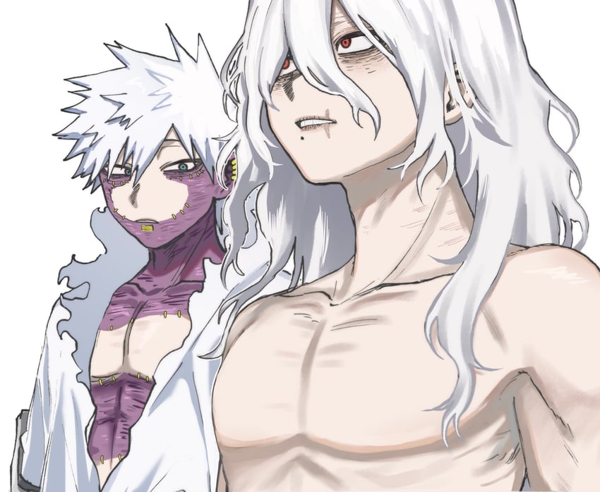 dabi and shigaraki tomura (boku no hero academia) drawn by ametaro_(ixxxzu)