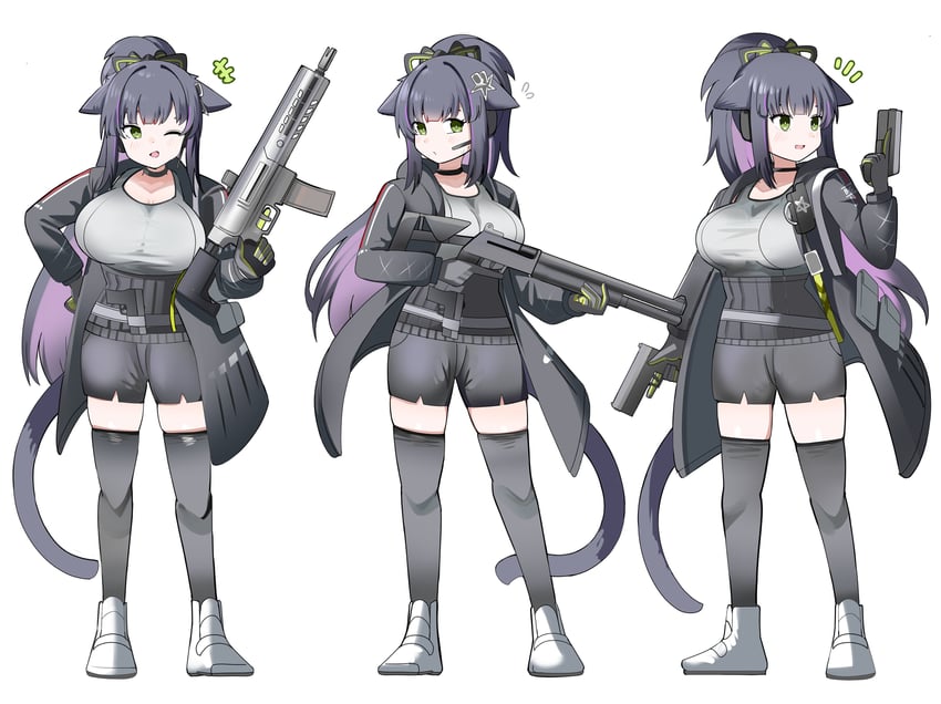 jessica and jessica the liberated (arknights) drawn by spam_(spamham4506)