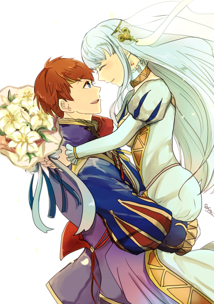 ninian and eliwood (fire emblem and 1 more) drawn by sasaki_(dkenpisss)