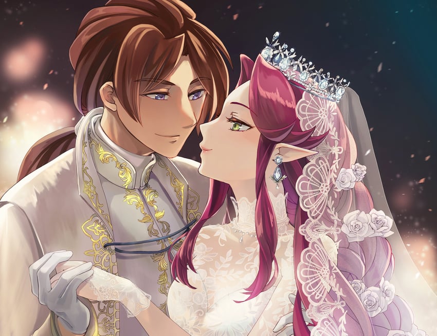 angela and duran (seiken densetsu and 1 more) drawn by mogg_magg