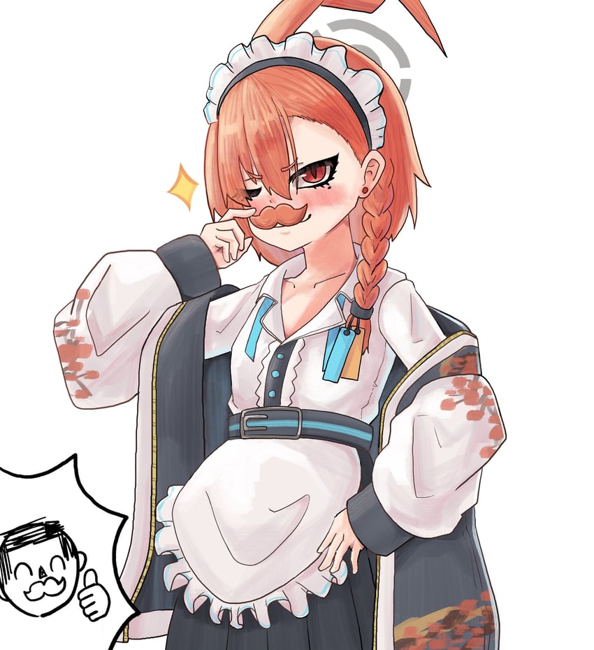 sensei, doodle sensei, and neru (blue archive) drawn by arutimetto_sensei