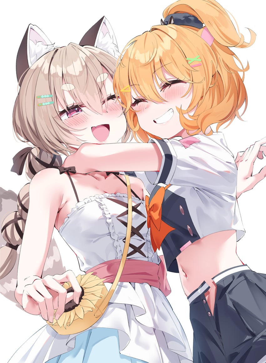komachi panko and eimi isami (phase connect) drawn by muyamii