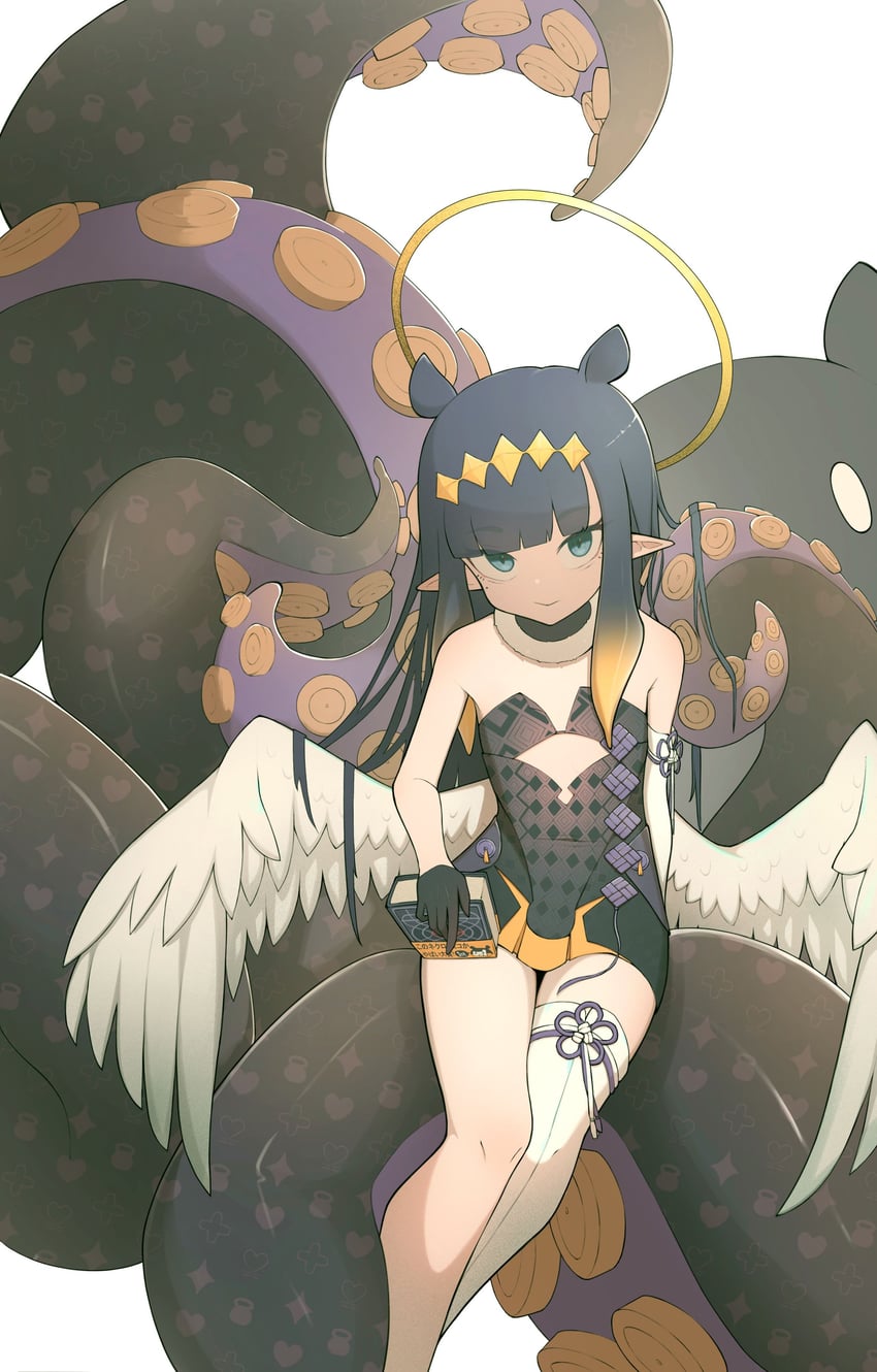 ninomae ina'nis and ao-chan (hololive and 1 more) drawn by frognotforg030