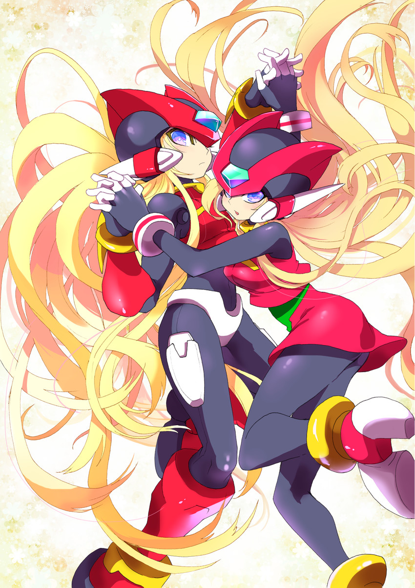 zero, zero(z), and bliss zero (mega man and 2 more) drawn by yuriyuri_(ccc)