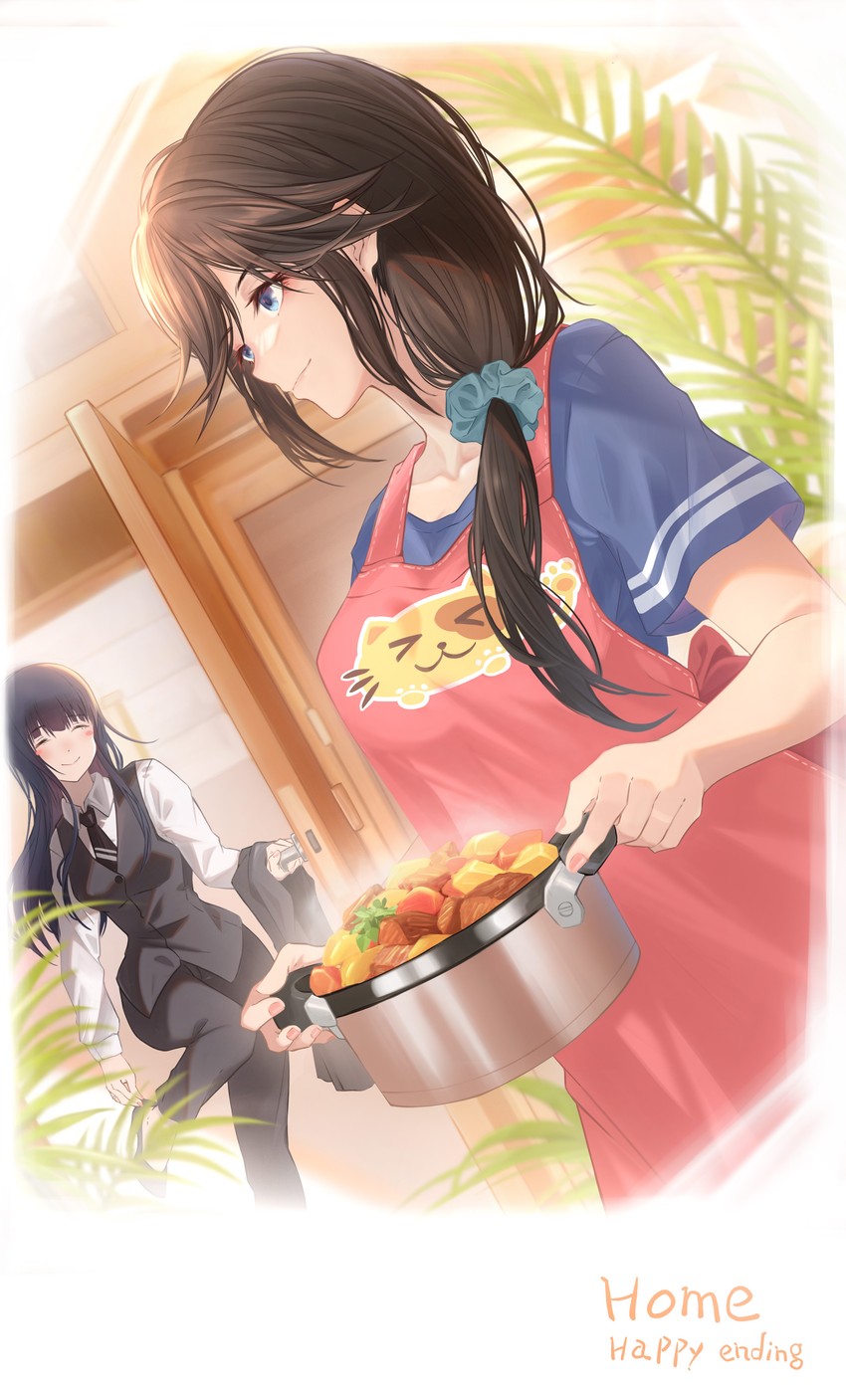 yoroizuka mizore and kasaki nozomi (hibike! euphonium and 1 more) drawn by 333_(pixiv8601259)