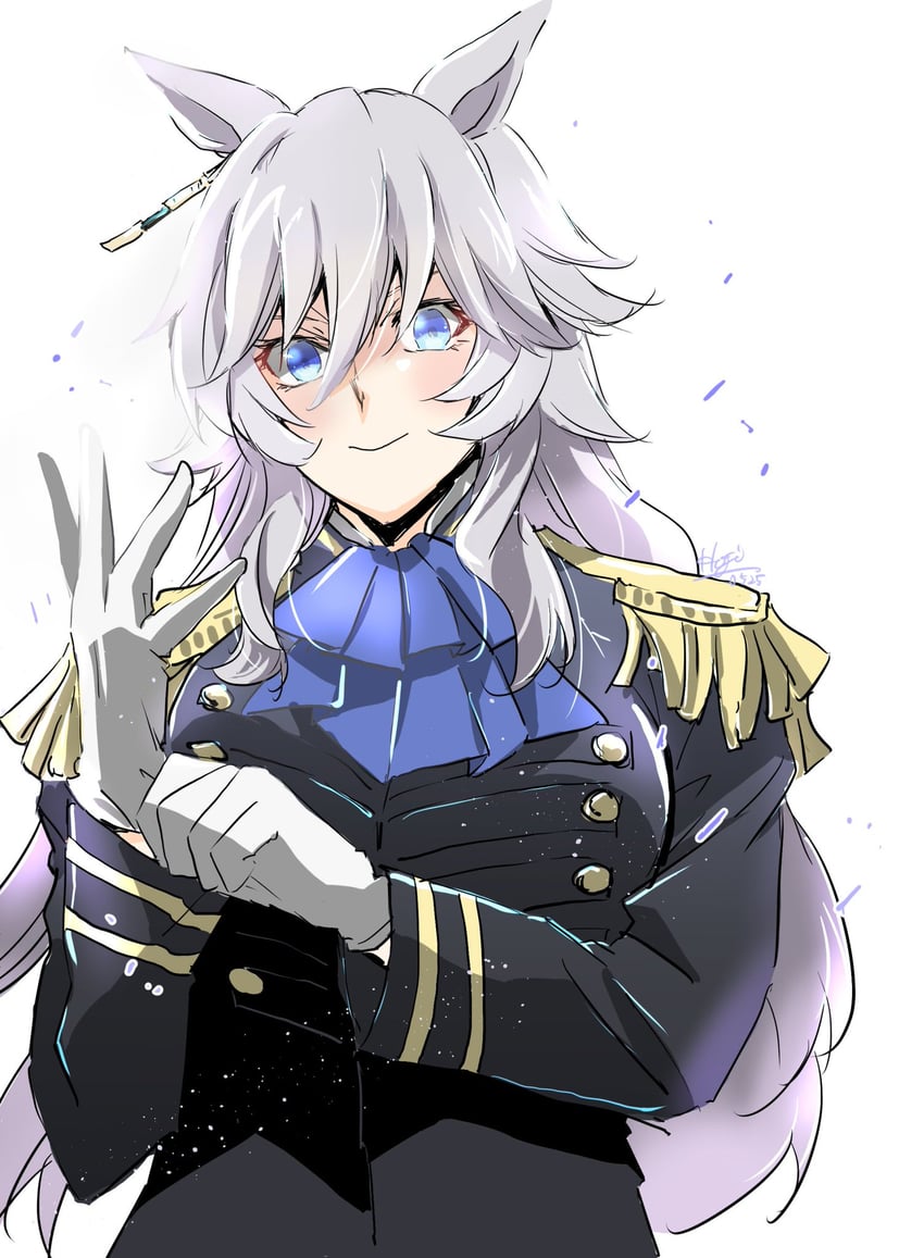 perry steam (umamusume and 1 more) drawn by akiduki_(gundogs)