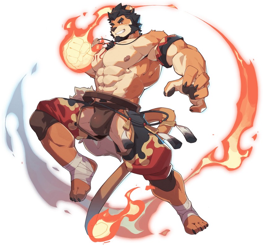 alca and alca the lion (gyee) drawn by zixiong_zix