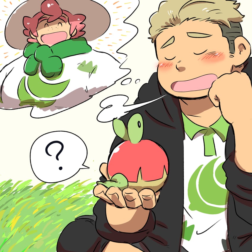 applin and milo (original and 2 more) drawn by saruhiko_(mtmnkmn)