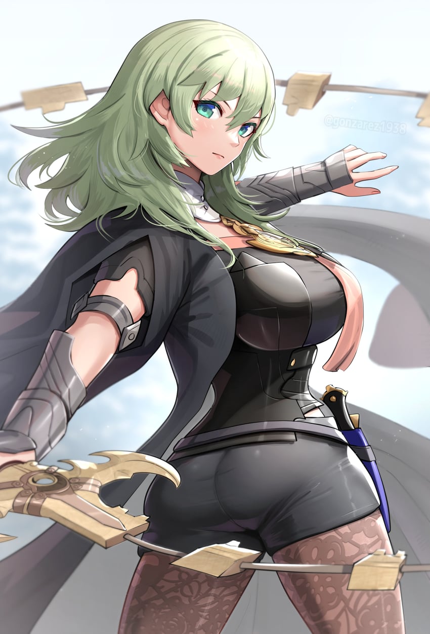 female byleth (fire emblem and 1 more) drawn by gonzarez