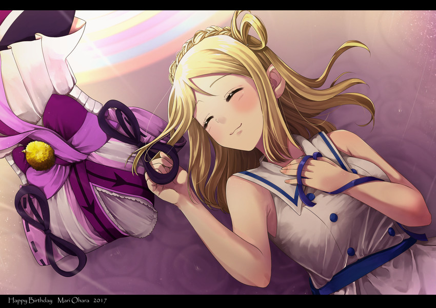 ohara mari (love live! and 1 more) drawn by yuama