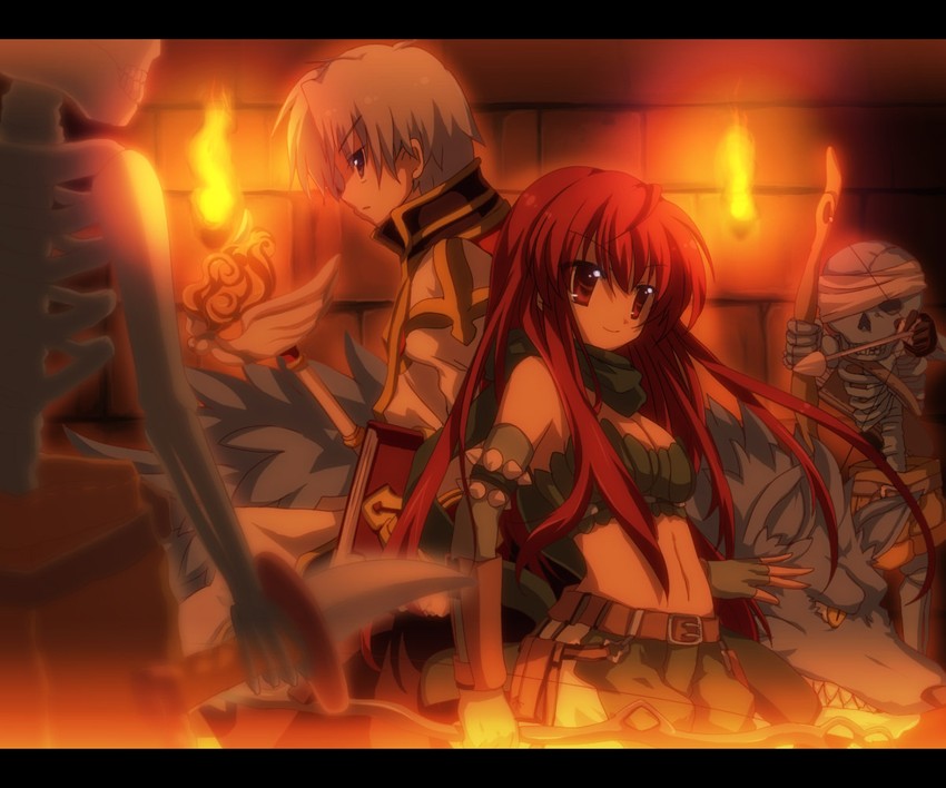 high priest, ranger, archer skeleton, and soldier skeleton (ragnarok online) drawn by hizukiryou