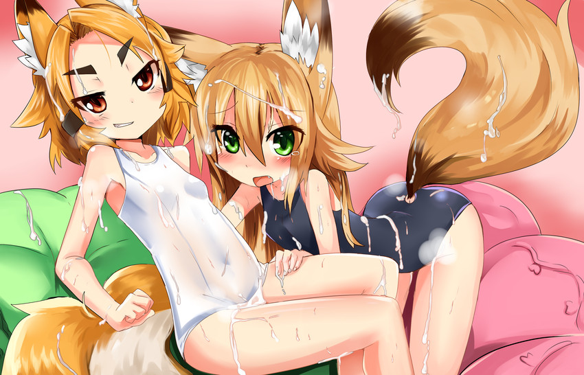 kokonoe tsubaki and kurenai tsubaki (original) drawn by yoshizawa_tsubaki