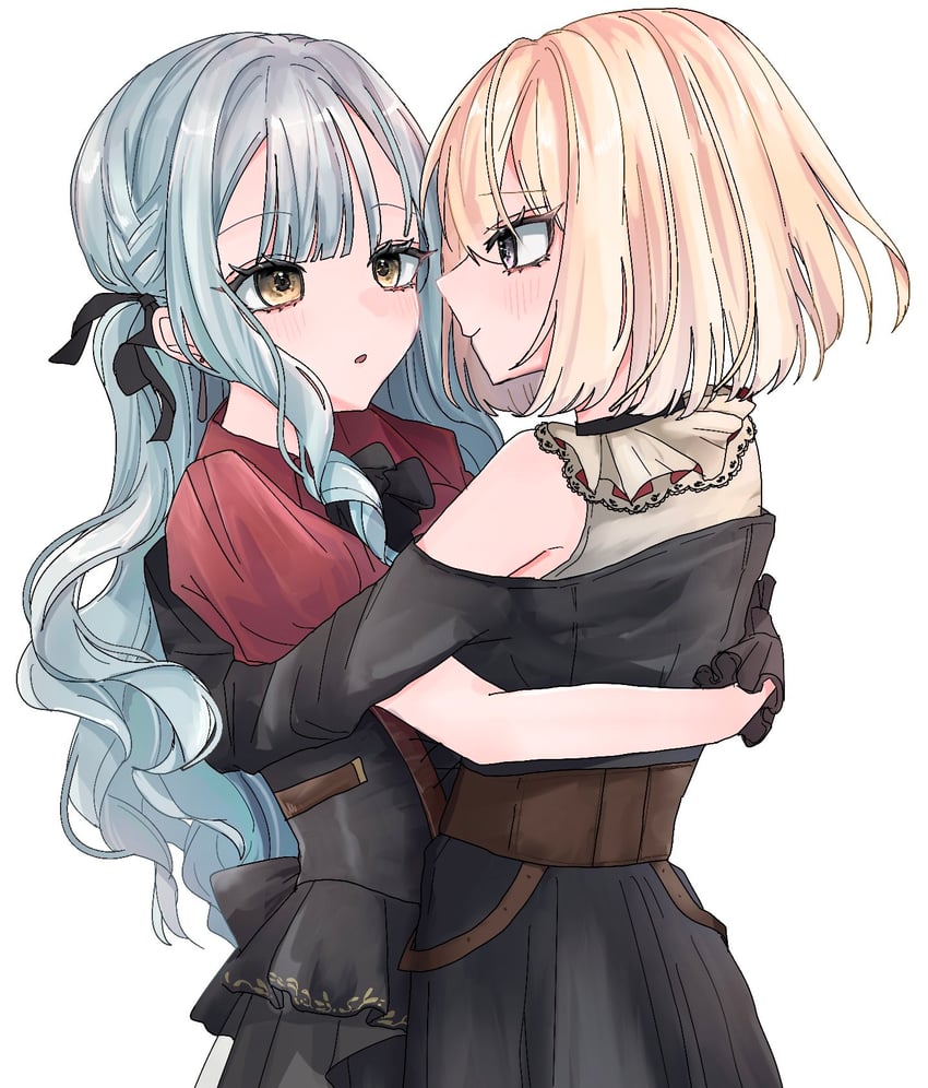 togawa sakiko, misumi uika, oblivionis, and doloris (bang dream! and 1 more) drawn by nyako_(2446_ny)