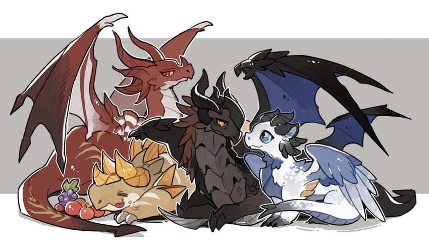 vane, percival, lancelot, and siegfried (granblue fantasy) drawn by luminous_slime
