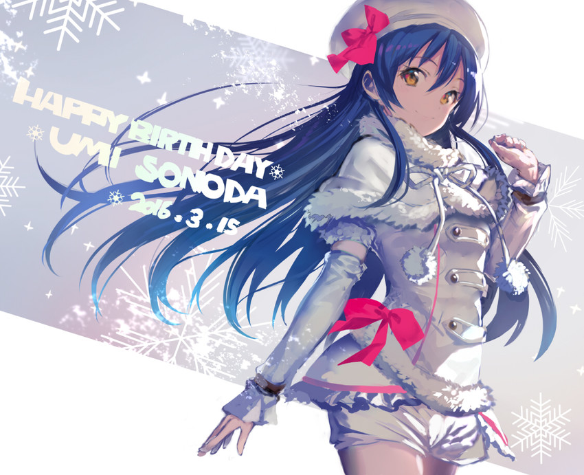 sonoda umi (love live! and 1 more) drawn by shirabi