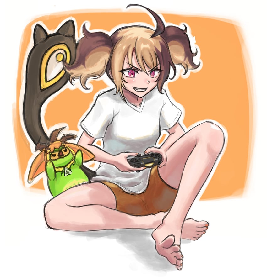 gigi murin and popo (hololive and 1 more) drawn by abendag0