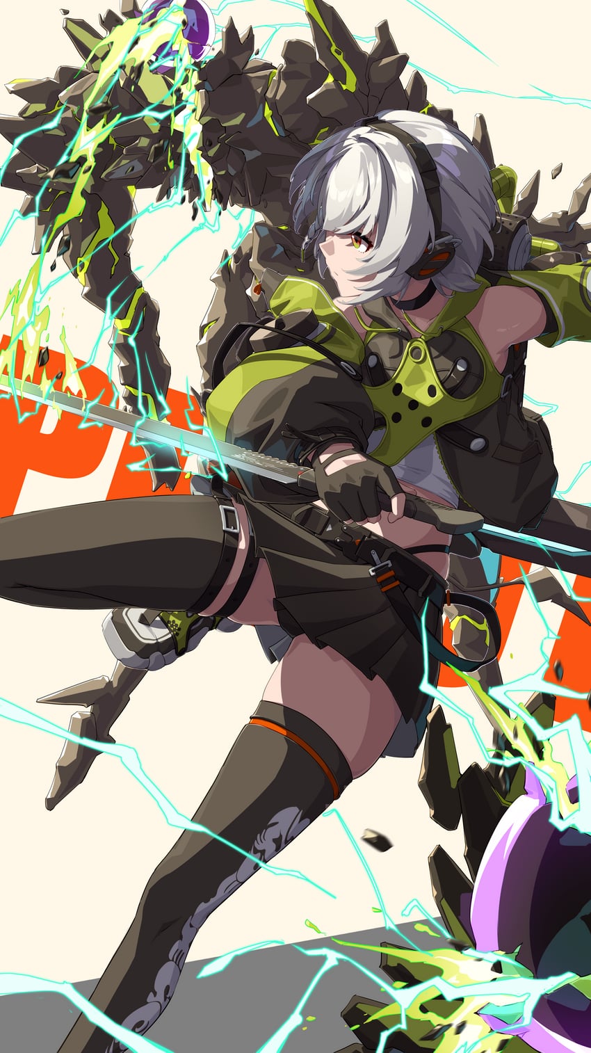 anby demara (zenless zone zero) drawn by yan_(unicorn404)