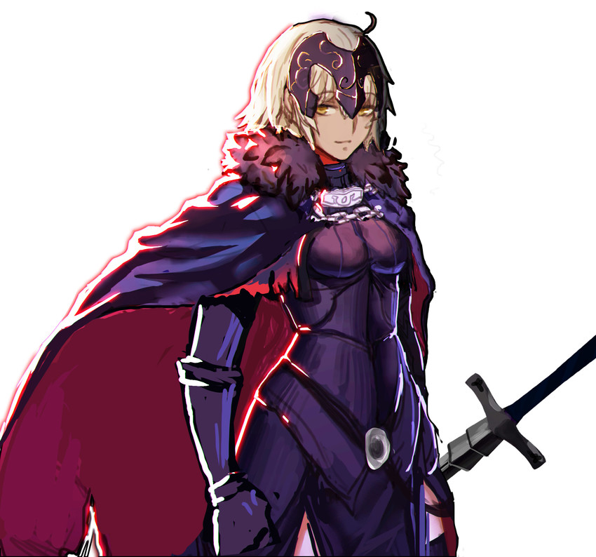 jeanne d'arc alter (fate and 1 more) drawn by deng_haojun
