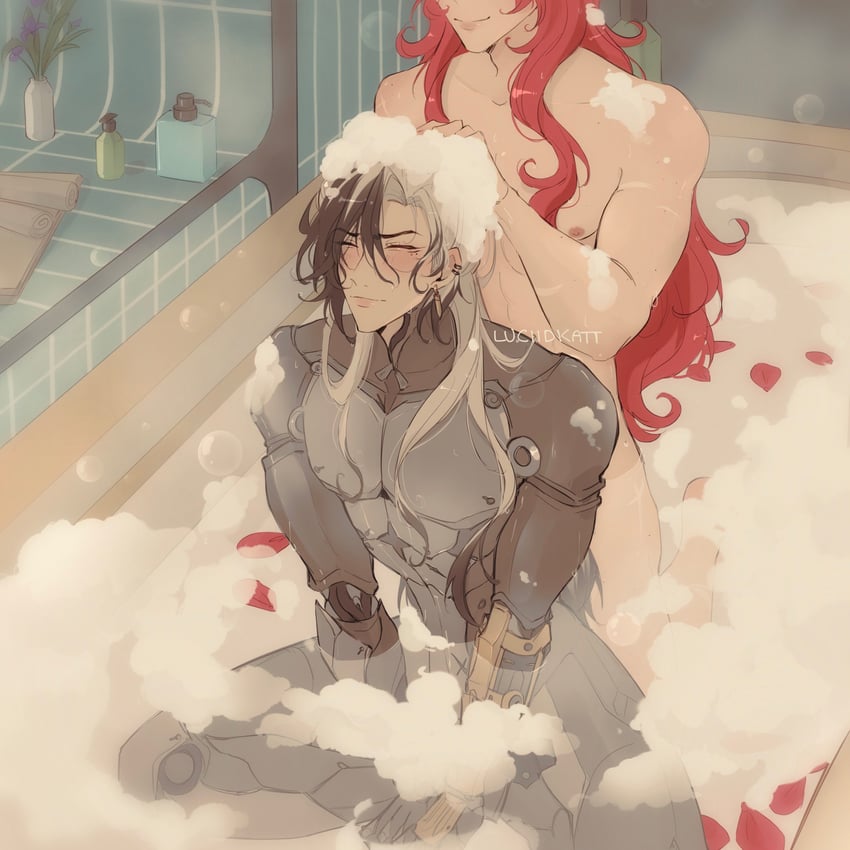 boothill and argenti (honkai and 1 more) drawn by luciidkatt