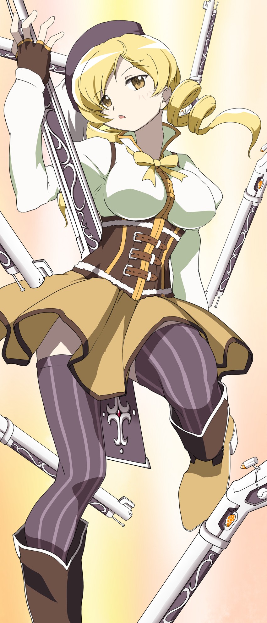 tomoe mami (mahou shoujo madoka magica and 1 more) drawn by souki_lankni