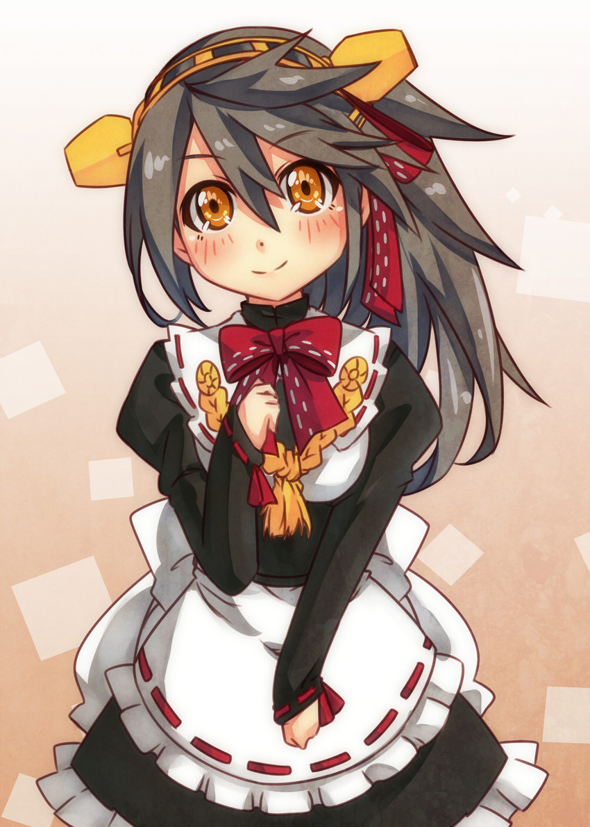 haruna (kantai collection) drawn by umino_mokuzu_(shizumisou)