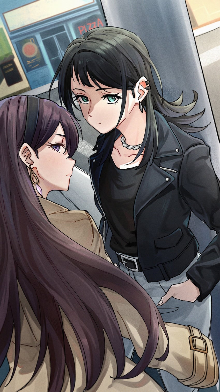 shiina taki and yahata umiri (bang dream! and 1 more) drawn by joker_(jjjokerrr233)