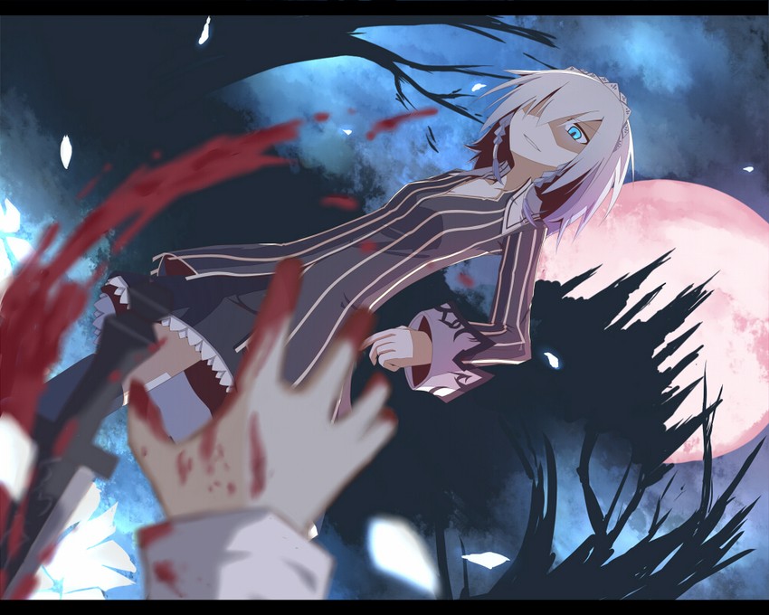 izayoi sakuya (touhou and 1 more) drawn by ichiyan
