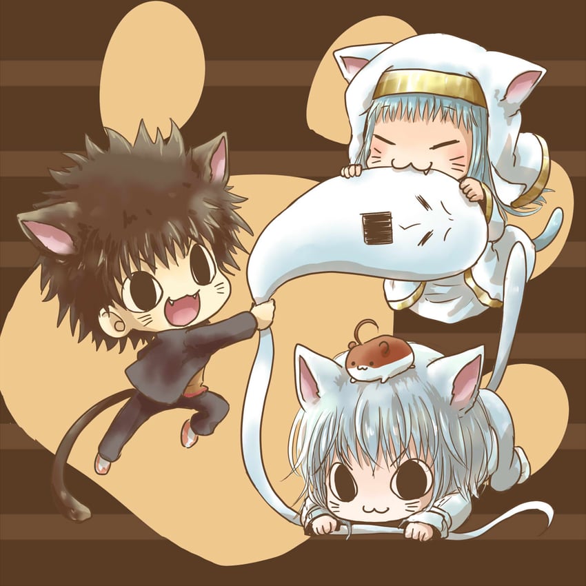 kamijou touma, accelerator, index, and last order (toaru majutsu no index) drawn by mizuuma