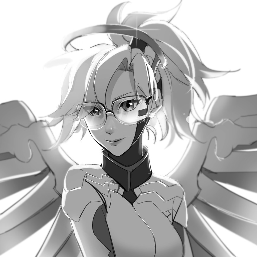 mercy (overwatch and 1 more) drawn by maro_(lij512)