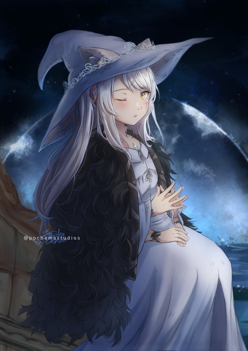 ranni the witch, mio, and aimee-ffion edwards (xenoblade chronicles and 2 more) drawn by pochamastudios