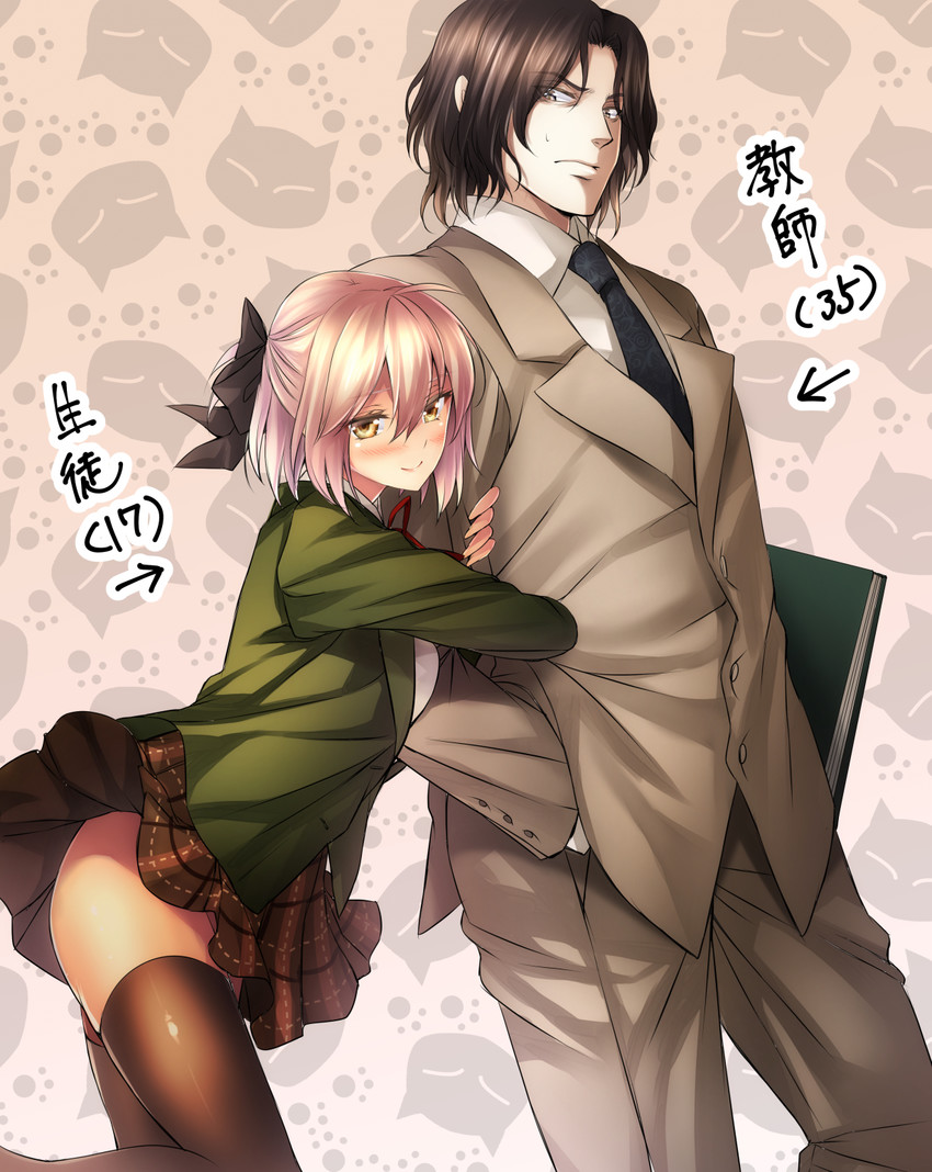 okita souji and hijikata toshizou (fate and 2 more) drawn by hatori_mia