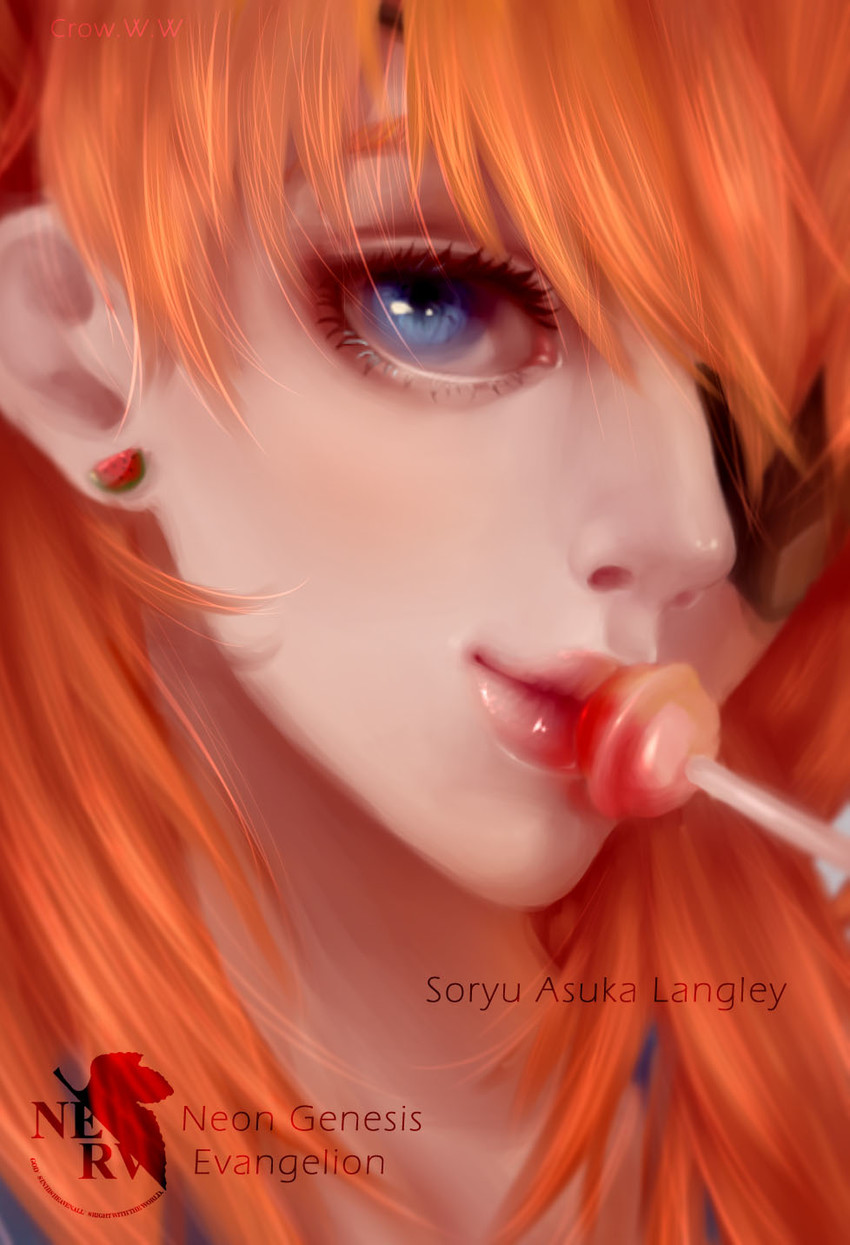 souryuu asuka langley (neon genesis evangelion and 2 more) drawn by crow.w.w