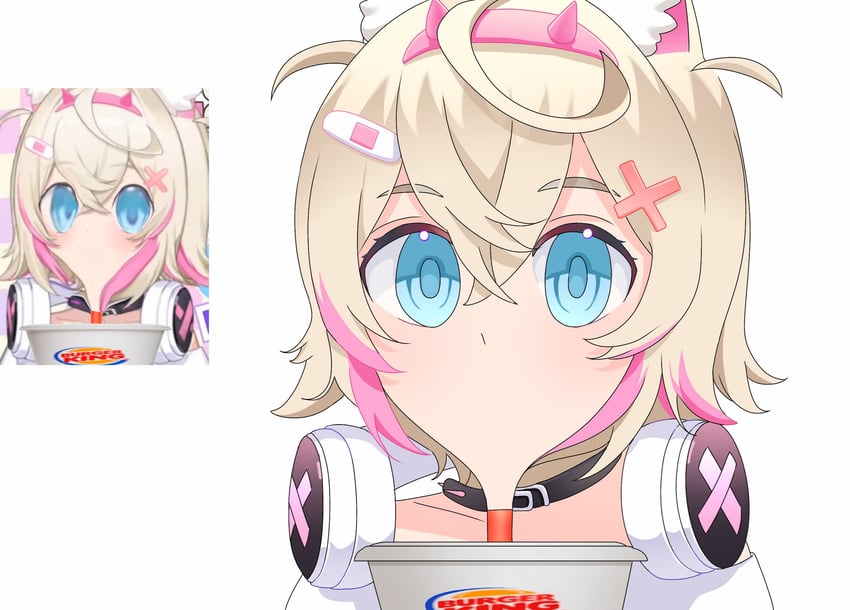 mococo abyssgard (hololive and 1 more) drawn by appo_mk
