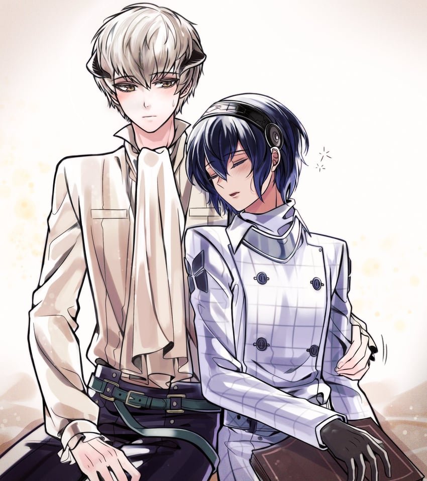 protagonist and strohl (metaphor: refantazio) drawn by bbing_(kurabe_juro)