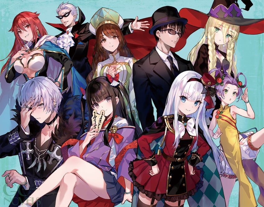 mira, uzume, luminaria, soul howl, meilin, and 4 more (kenja no deshi wo nanoru kenja) drawn by fuzichoco