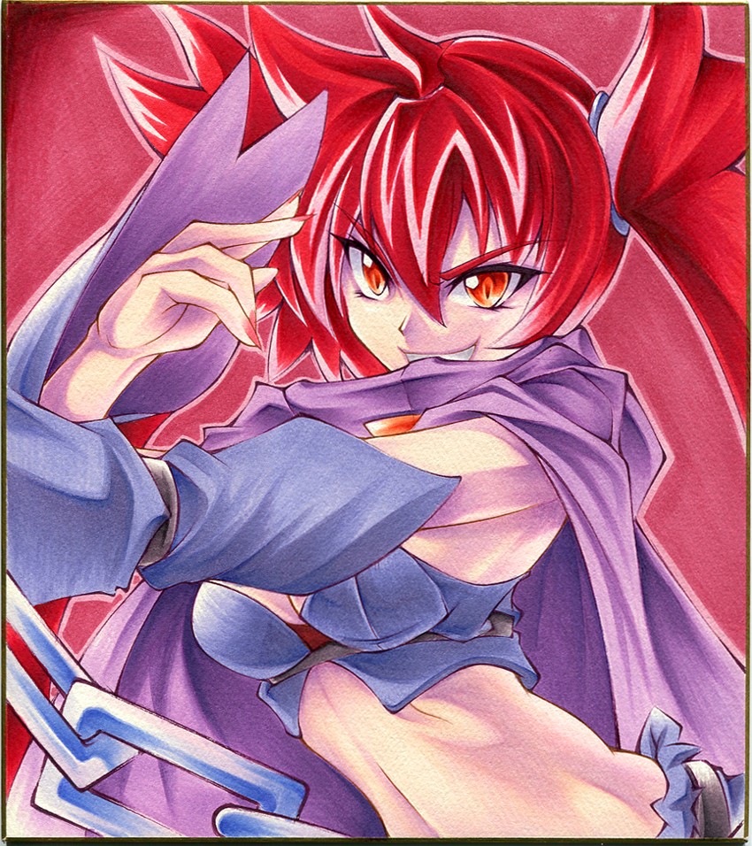 scharlachrot (arcana heart and 1 more) drawn by calnarsa