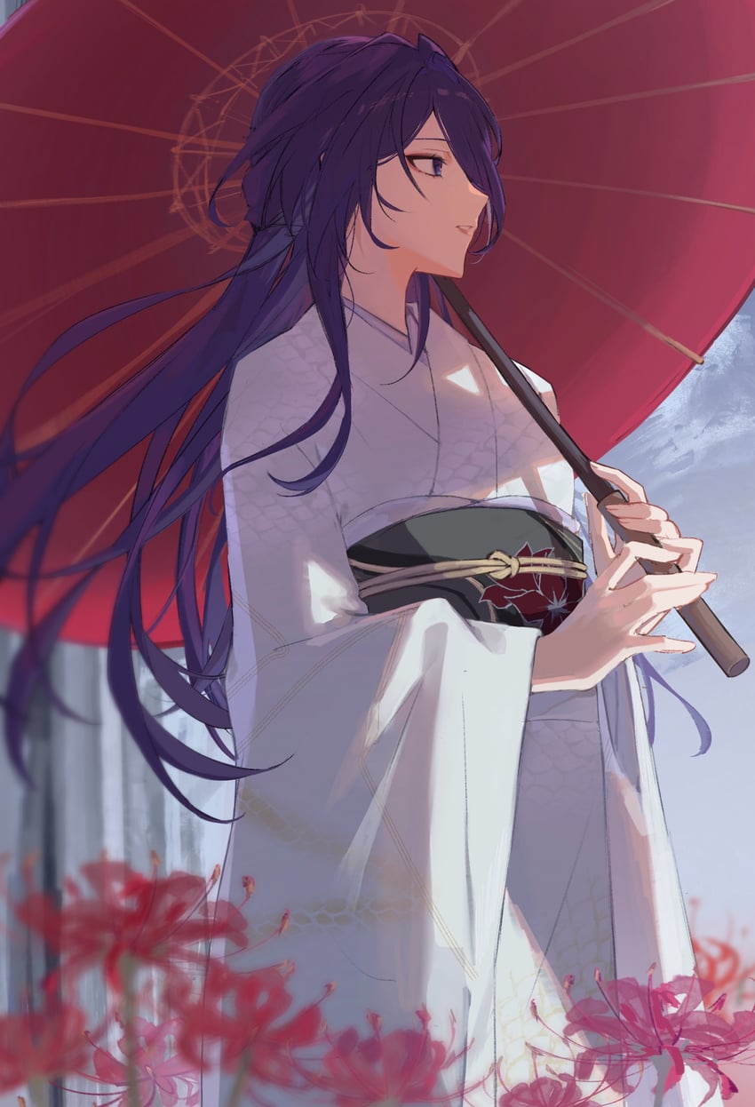 acheron (honkai and 1 more) drawn by klq_gm