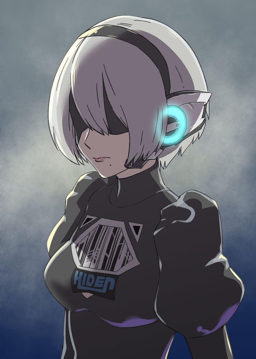 2b (nier and 3 more) drawn by ueyama_michirou