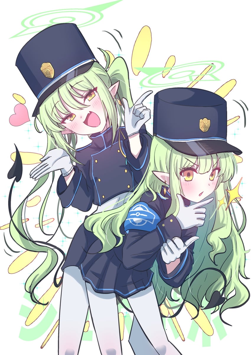 hikari and nozomi (blue archive) drawn by giorgio_(yo_sumire_sola1)