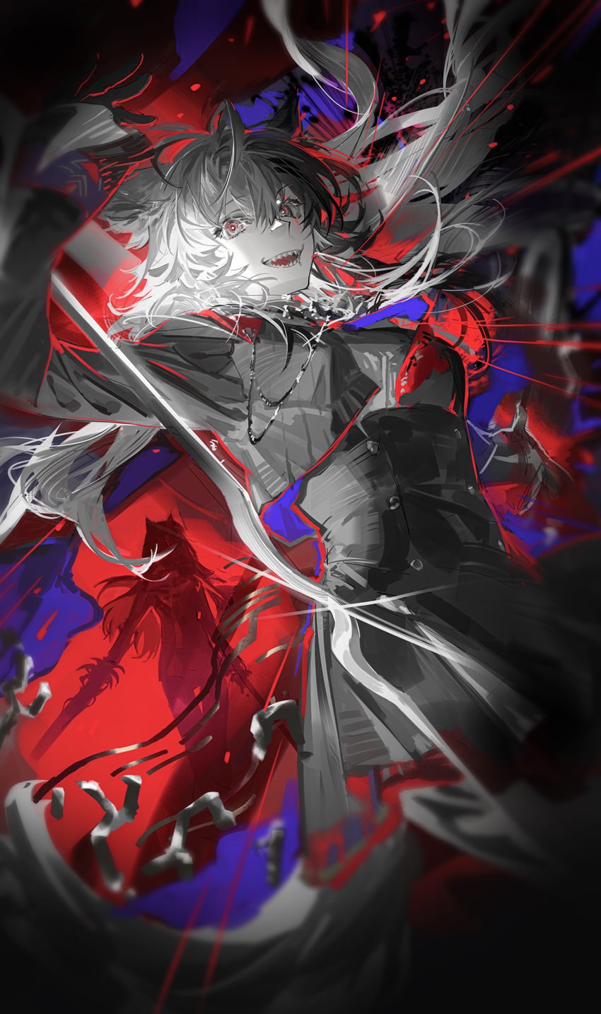 texas, lappland, texas the omertosa, and lappland the decadenza (arknights) drawn by gongzuotianxiadiyi