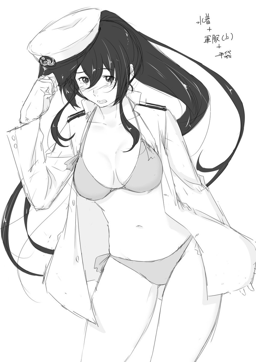 female admiral and tatebayashi sakurako (kantai collection) drawn by niwatazumi