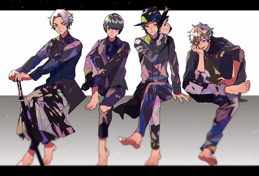 horobi, jin, naki, and ikazuchi (kamen rider and 2 more) drawn by hito01