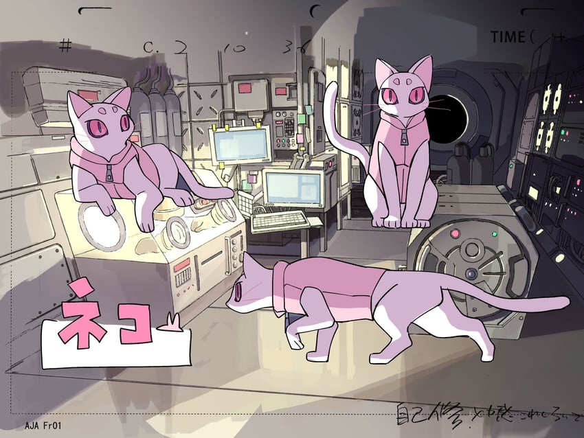 neko (zutto mayonaka de ii no ni and 1 more) drawn by hanabushi