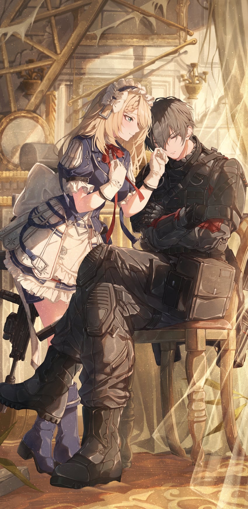 commander, g36, and centaureissi (girls' frontline and 1 more) drawn by blitz_predator