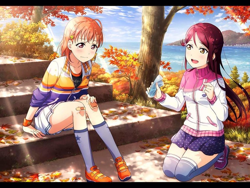 sakurauchi riko and takami chika (love live! and 2 more)