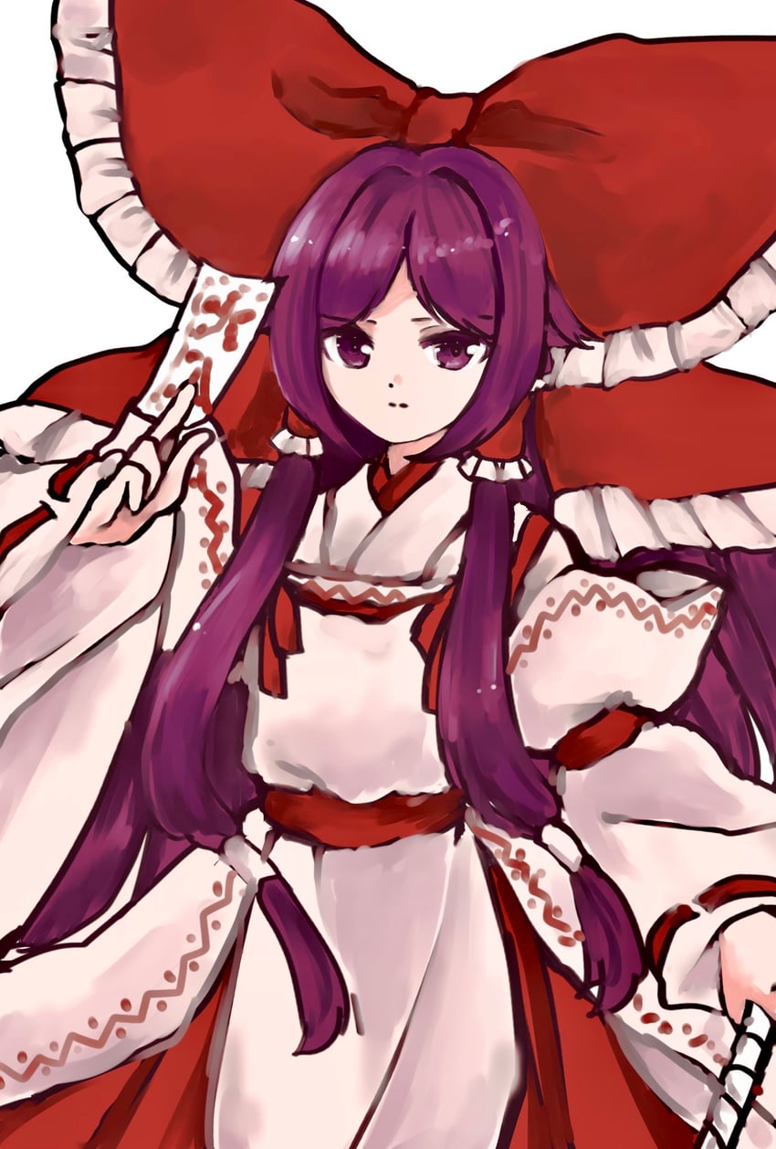 gensokyo's first hakurei miko (touhou and 1 more) drawn by mensoreimuremu